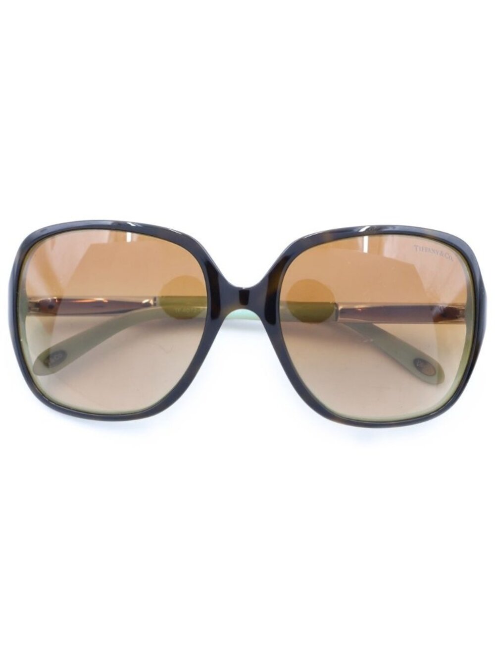 Tiffany & Co Sunglasses Oval Studs Blue Brown Eyewear